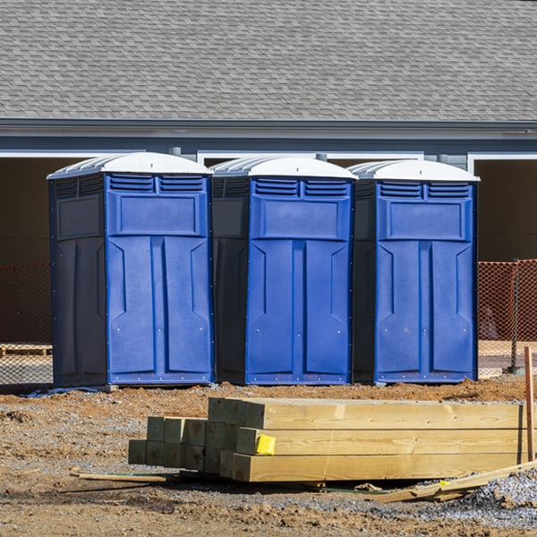 what is the maximum capacity for a single portable restroom in Jacksonville GA